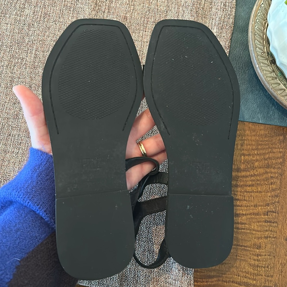 FRYE black Sydney braided sandals (US size 7) ✨ - Picture 5 of 5